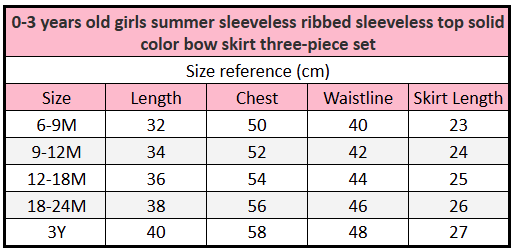 The Serene Summer | Girls’ Ribbed Sleeveless Top & Solid Bow Skirt Set