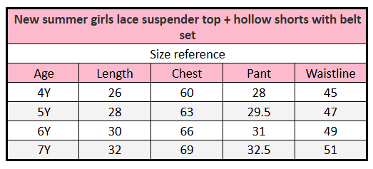 The Lace Lattice | Girls’ Intricate Suspender Top & Hollow Shorts Set
