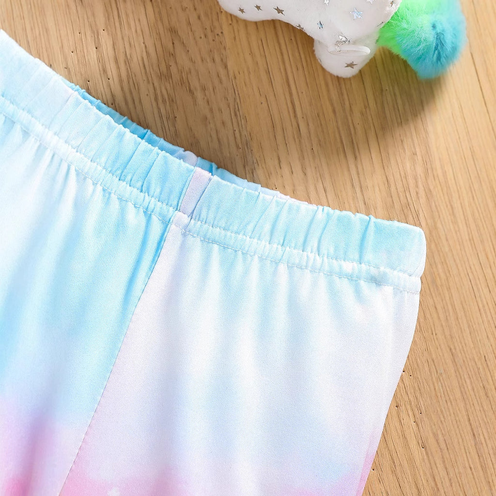 The Prism-Pony | Girls’ 2026 "Horse & Rainbow" Summer Short Set