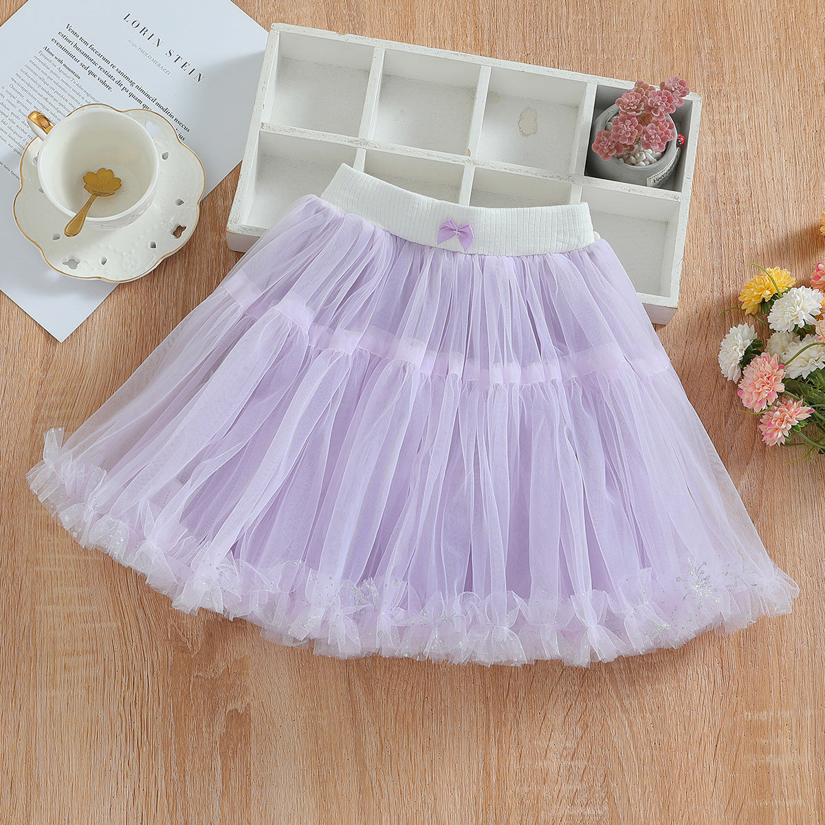 The Chantilly Cloud | Girls’ Soft-Tiered "Cake" Mesh Tutu
