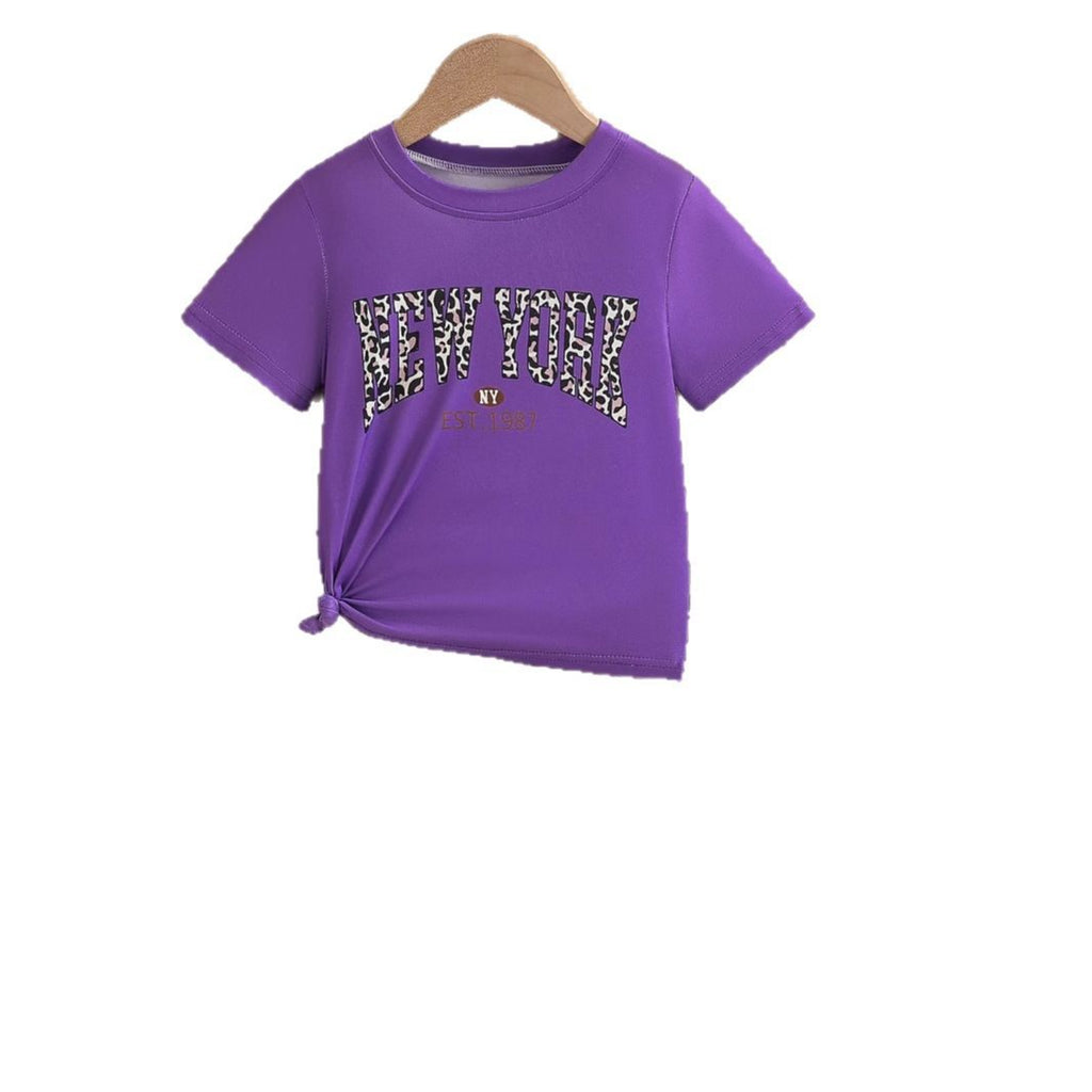 The Urban-Aero | Girls’ 2026 "Tide" Crew Neck Short-Sleeve & Relaxed Pant Set