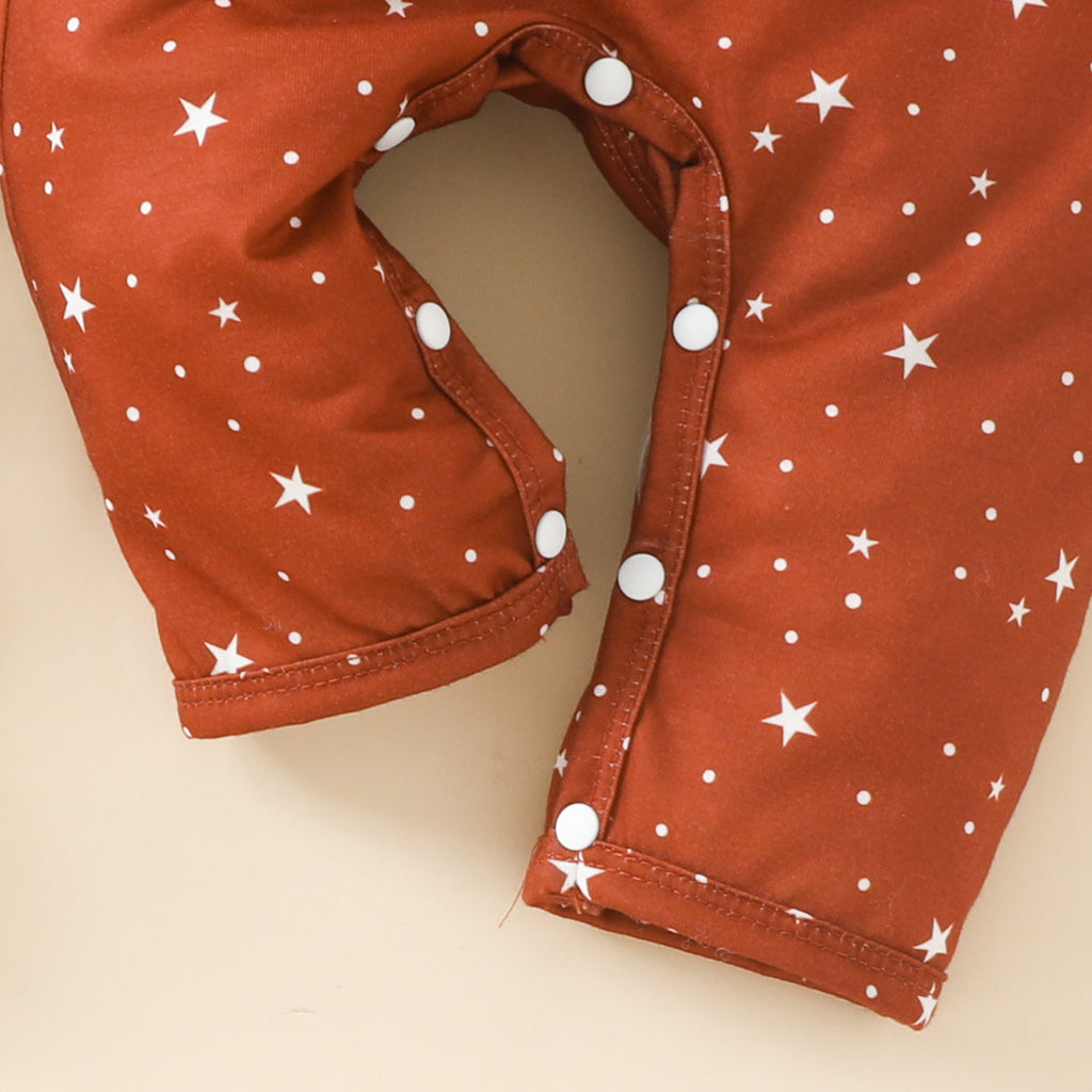 The Celestial Dreamer | Star & Moon Long-Sleeve Romper & Loungewear