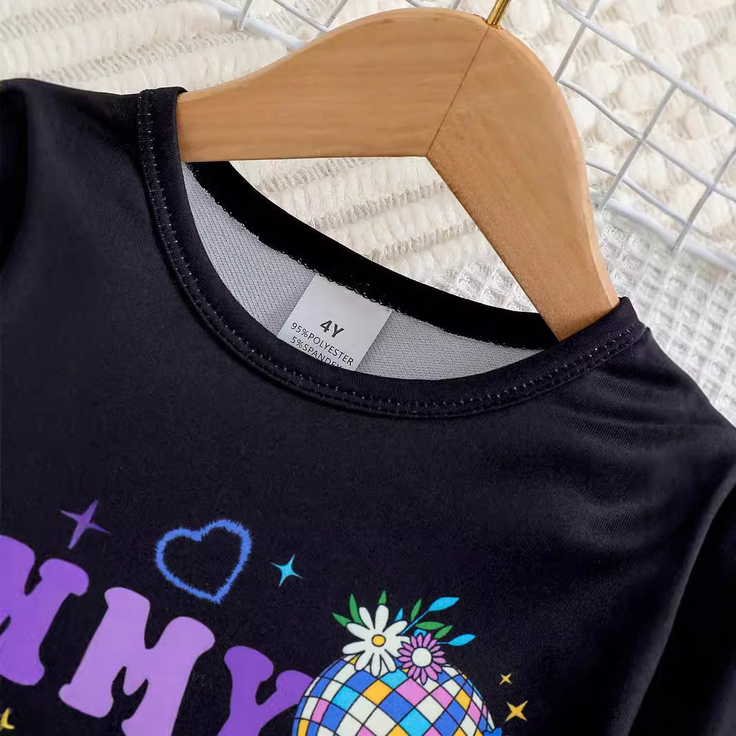 The Prism-Pulse | Girls’ 2026 Heat Transfer Pullover & Jogger Set