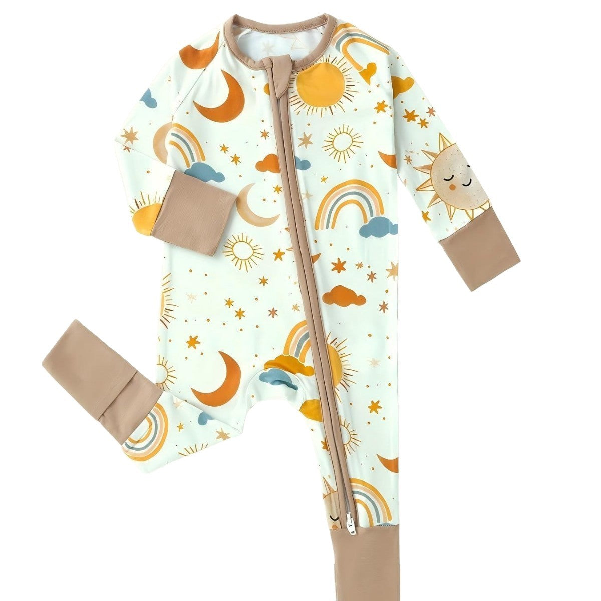 The Celestial Dream | Bamboo Fiber Convertible Zip Onesie