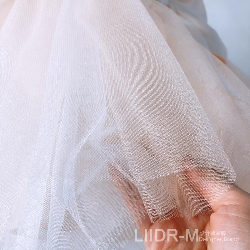 The Winter Blossom | Long-Sleeve Big Bow Birthday Princess Dress