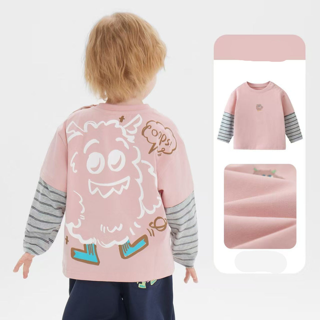 The Playroom Pro | 2026 Fake Two-Piece Long Sleeve Bottoming Shirt