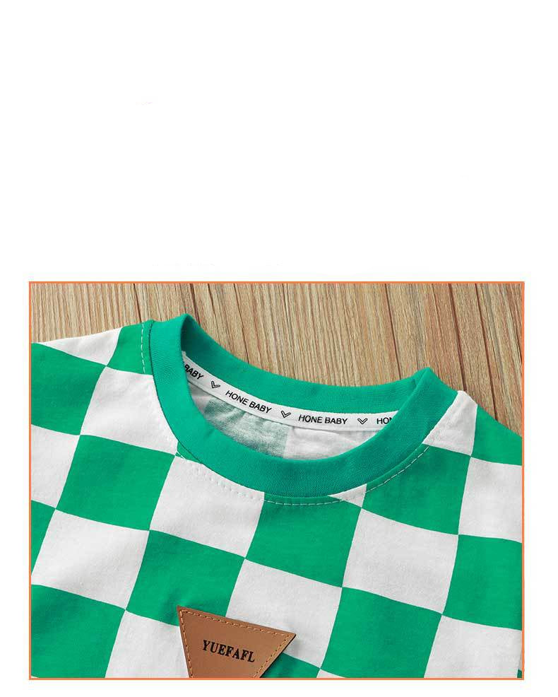 The Coastal Cruiser | Children's Pure Cotton T-Shirt & Shorts Summer Two-Piece Set