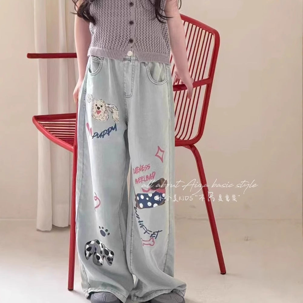 The Horizon Flare | Girls' Loose Summer Wide-Leg Denim