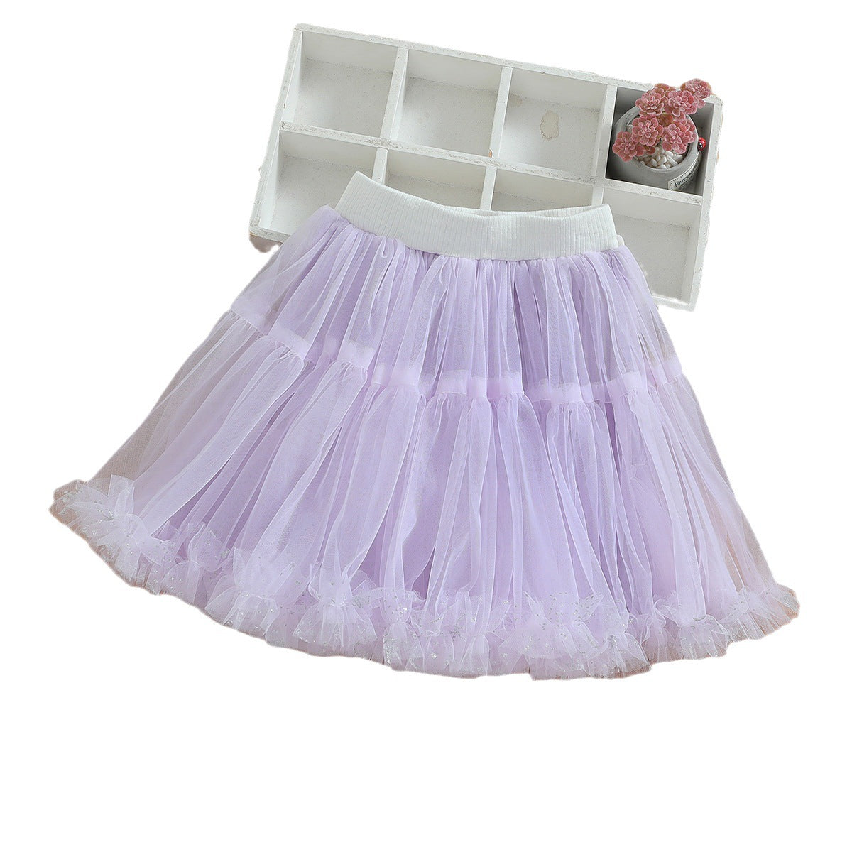 The Chantilly Cloud | Girls’ Soft-Tiered "Cake" Mesh Tutu