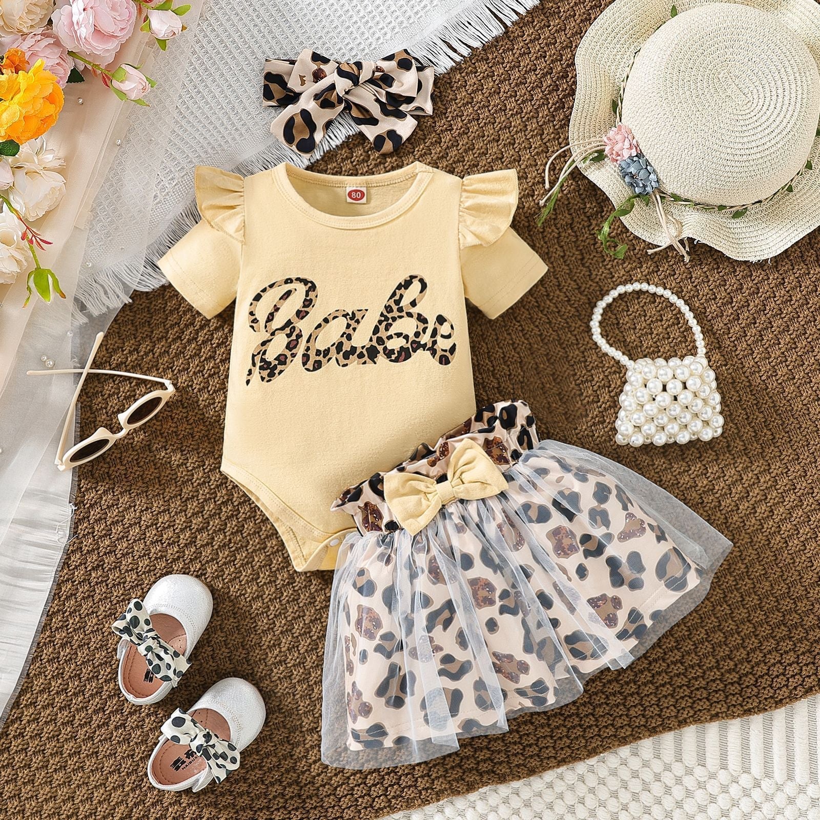 The Love Rhythm | Harmony Babe Heart-Print Two-Piece Set