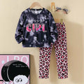 The Safari-Luxe | Girls’ 2026 Leopard Print Two-Piece Tracksuit
