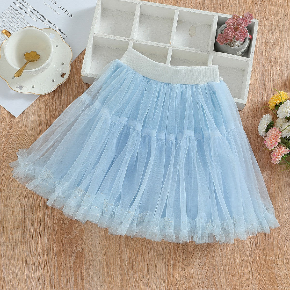 The Chantilly Cloud | Girls’ Soft-Tiered "Cake" Mesh Tutu