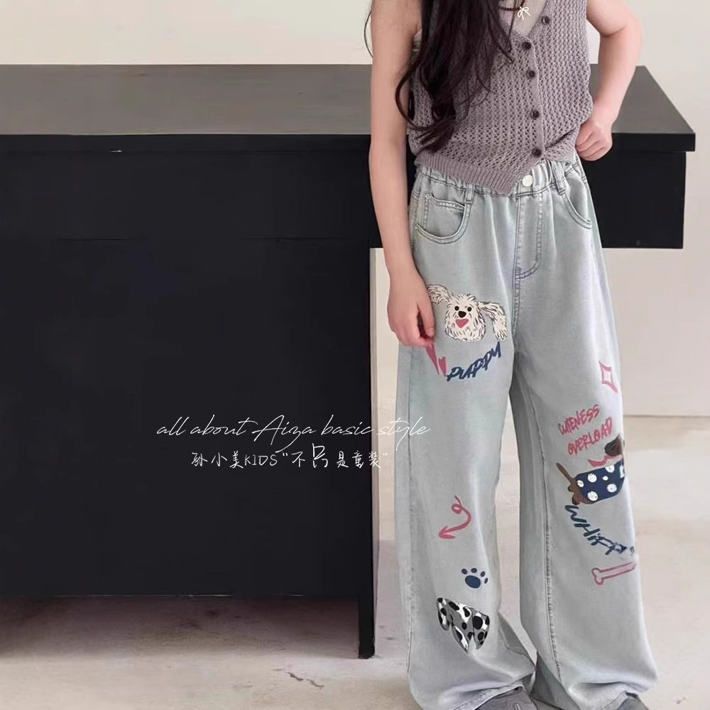 The Horizon Flare | Girls' Loose Summer Wide-Leg Denim