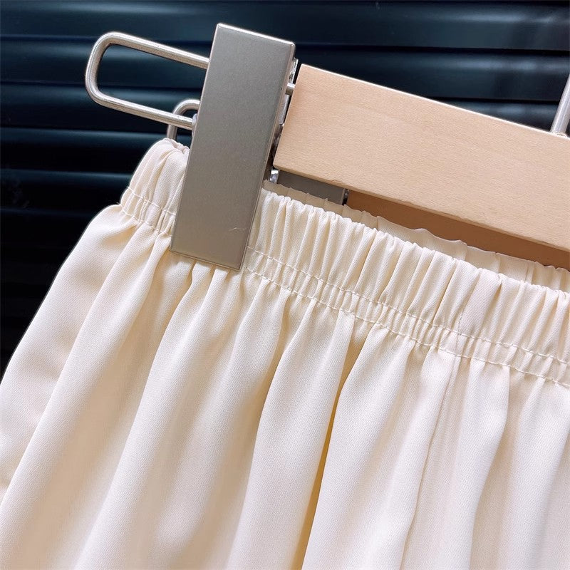 Girls Bow Bloomers Summer Pants | Medium Children Loose Casual Trousers