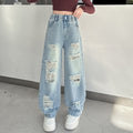 The Amber Pulse | 2025 Orange Tiger Straight-Leg Casual Jeans
