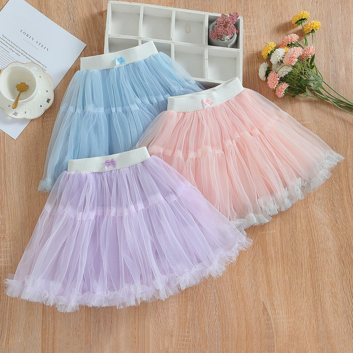 The Chantilly Cloud | Girls’ Soft-Tiered "Cake" Mesh Tutu