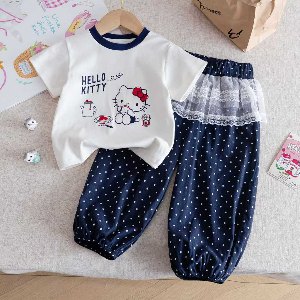 The Polka-Dot Picnic | 2026 Korean-Style Summer Two-Piece Set