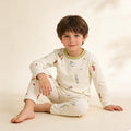 The Little Prince Children's long johns set pure cotton boys Lycra pajamas girls loungewear baby thermal clothes children's underwear