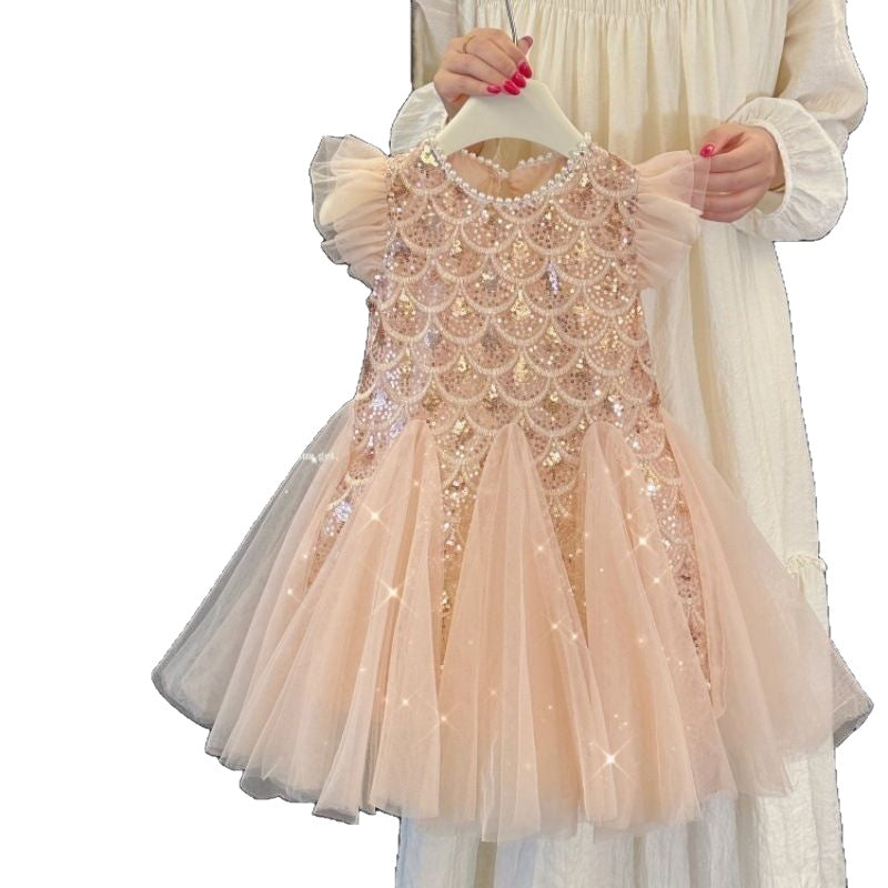 The Zephyr Wing | 2026 Summer Mesh Flying-Sleeve Vest Gown