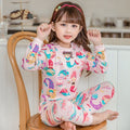 The Coral-Dream | Girls’ "Mermaid" Thermal Cotton Loungewear Set