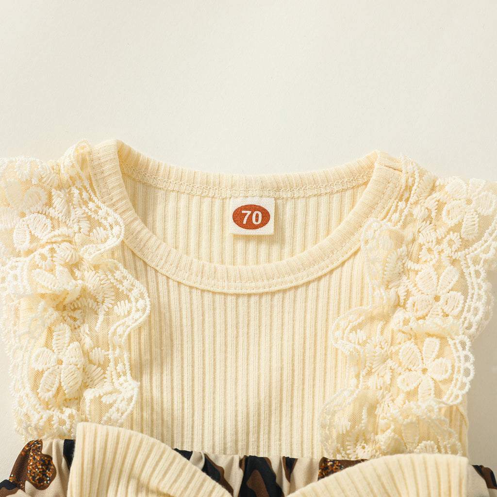 The Petal-Cloud | 2026 Baby & Toddler "Lace-Floral" Five-Color Romper