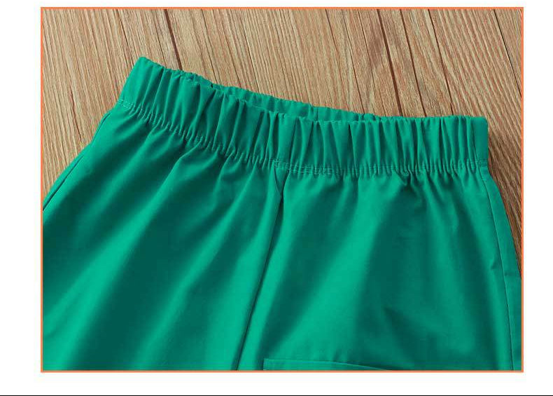 The Coastal Cruiser | Children's Pure Cotton T-Shirt & Shorts Summer Two-Piece Set