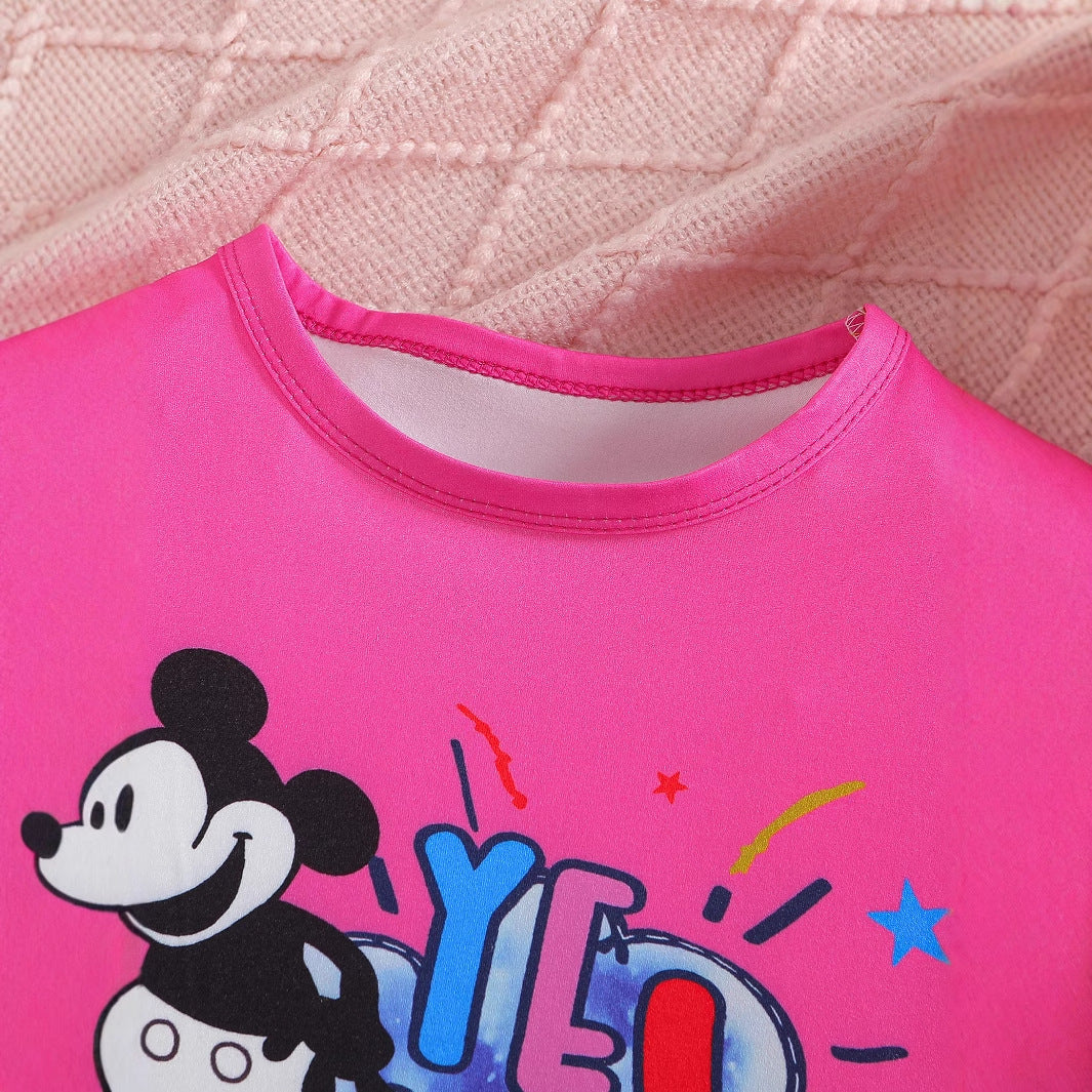 The Playful Prodigy | Children’s 2026 Full-Print Cartoon Tee & Shorts Set