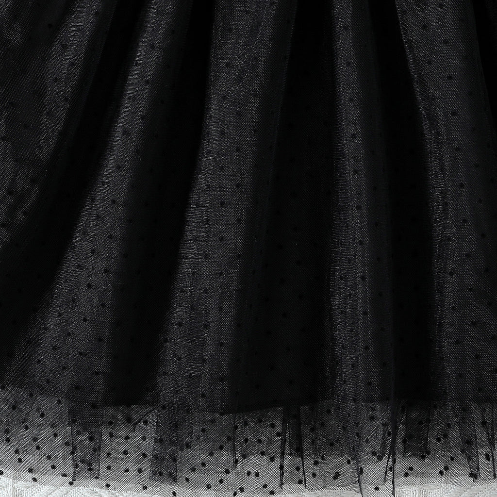 The Celestial Mist | Girls’ 2026 "Super Foreign" Short-Sleeve Mesh Princess Dress