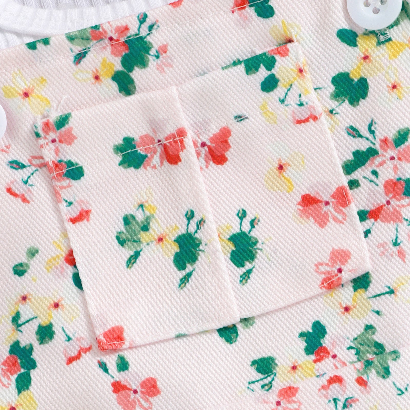 The Sisterly Stripe | Girls’ Cotton Pit-Stripe Sleeveless Overalls Set