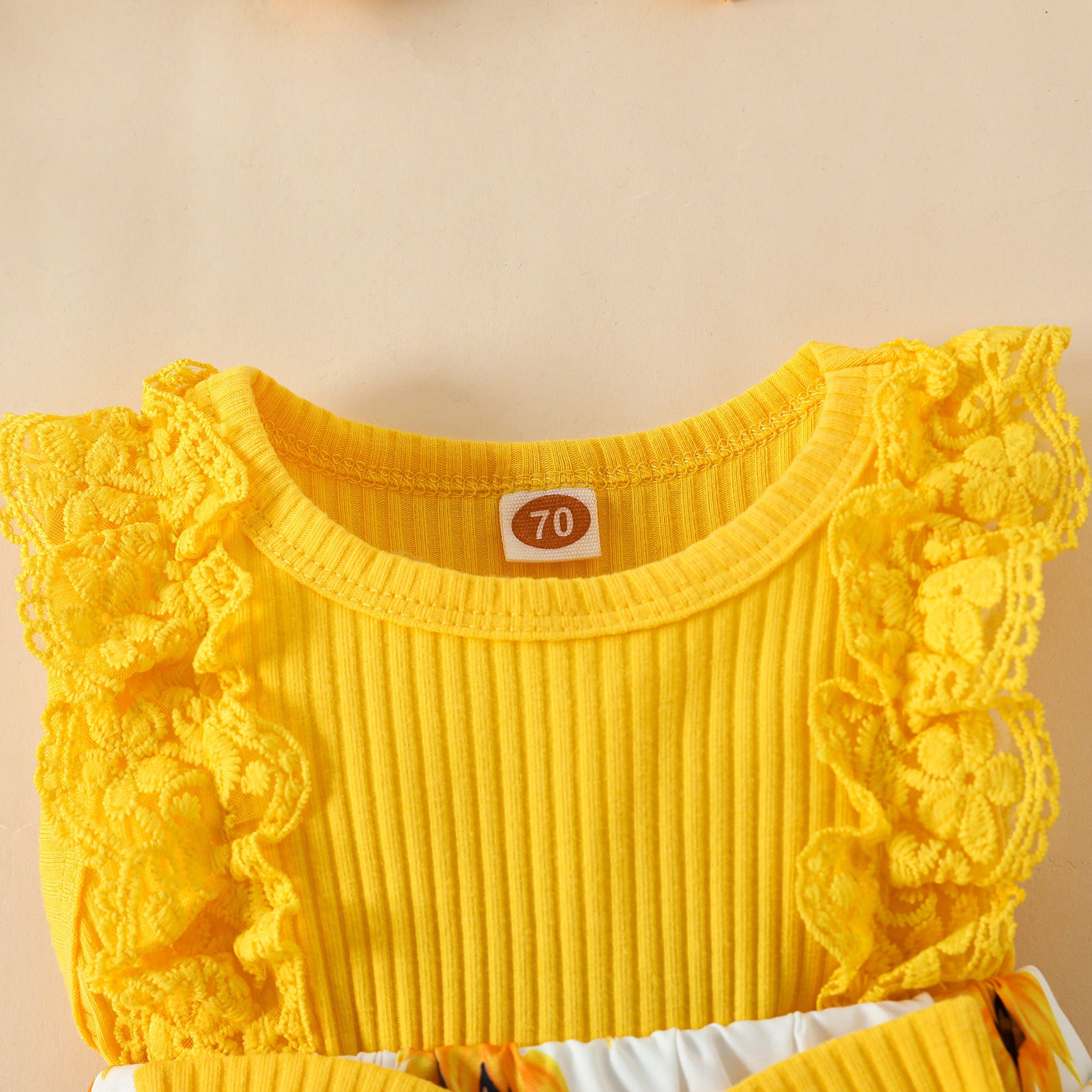 The Petal-Cloud | 2026 Baby & Toddler "Lace-Floral" Five-Color Romper