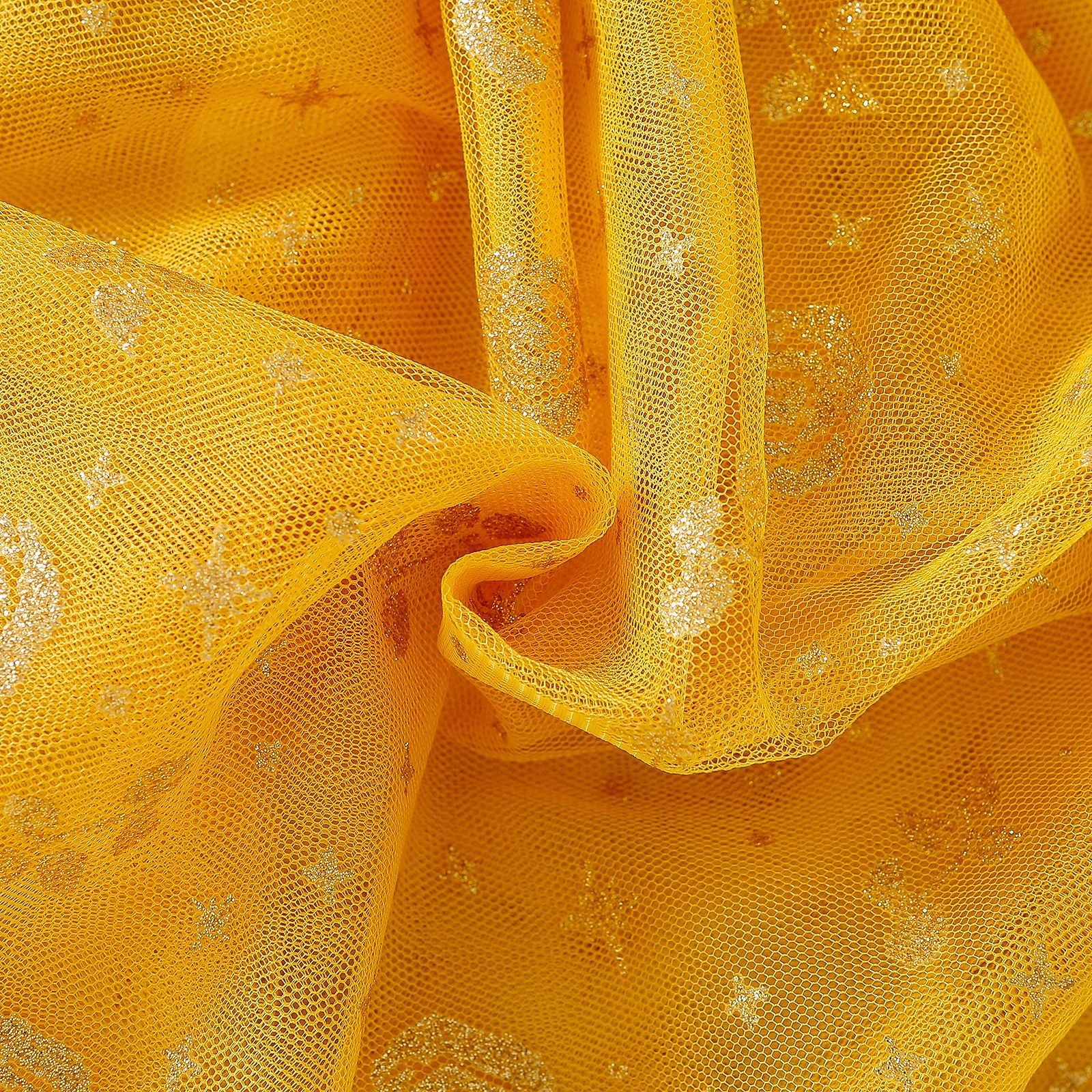 The Frozen Petal | Girls’ "Super Foreign" Snowflake Mesh Puff Skirt