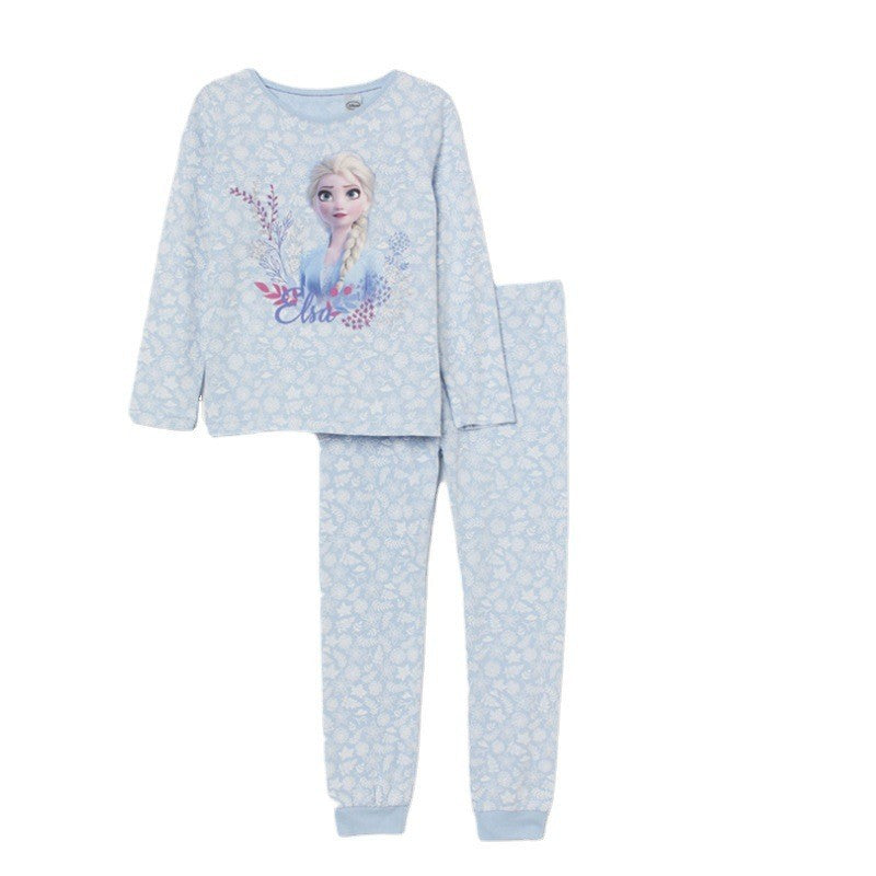 The Glacial Breeze | Girls’ "Aisha" Ice Silk Loungewear Suit