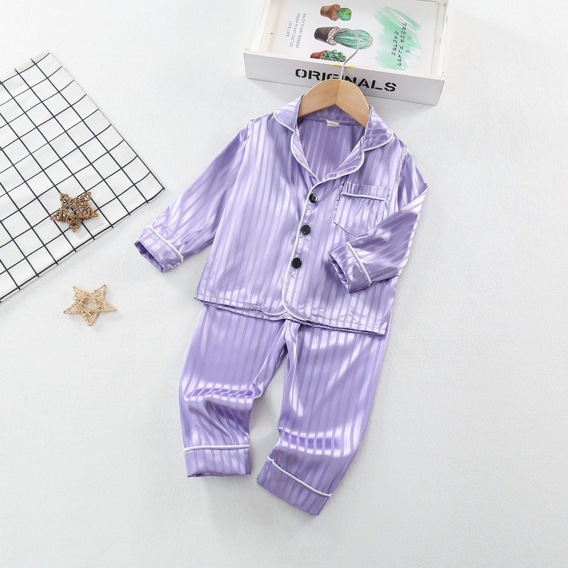 The Arctic Cloud | Kids' Ice Silk Cool-Touch Loungewear Set