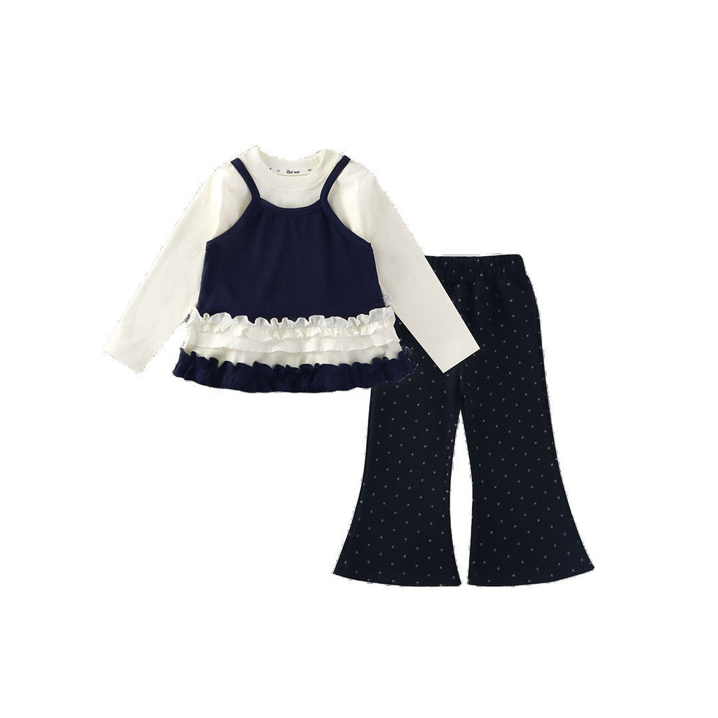 The City Blossom | Girls' Three-Piece Long Sleeve Vest & Leggings Transit Set