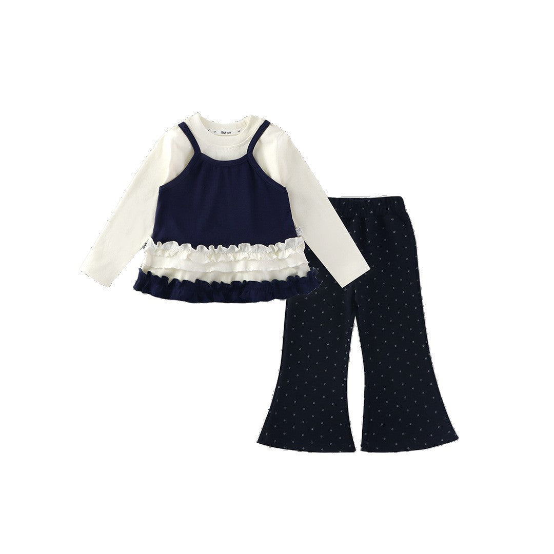 The City Blossom | Girls' Three-Piece Long Sleeve Vest & Leggings Transit Set