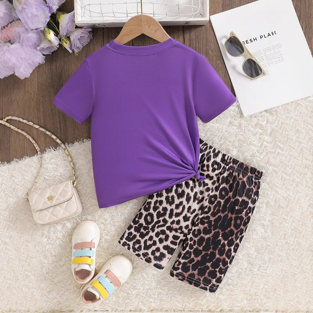 The Urban-Aero | Girls’ 2026 "Tide" Crew Neck Short-Sleeve & Relaxed Pant Set