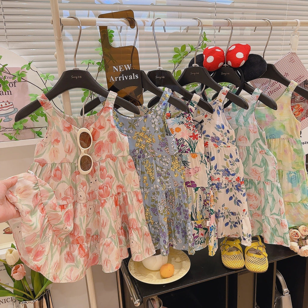 Girls Thin Suspender Dress | Summer Fashion Dress