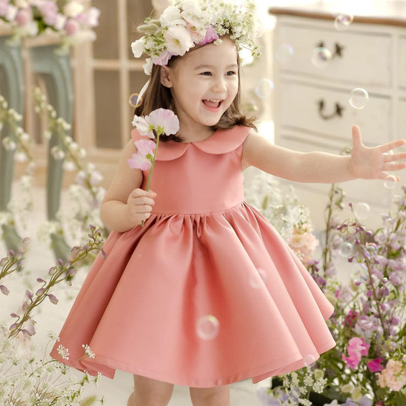 The Grand Gala | Big Bow Satin Korean Princess Dress