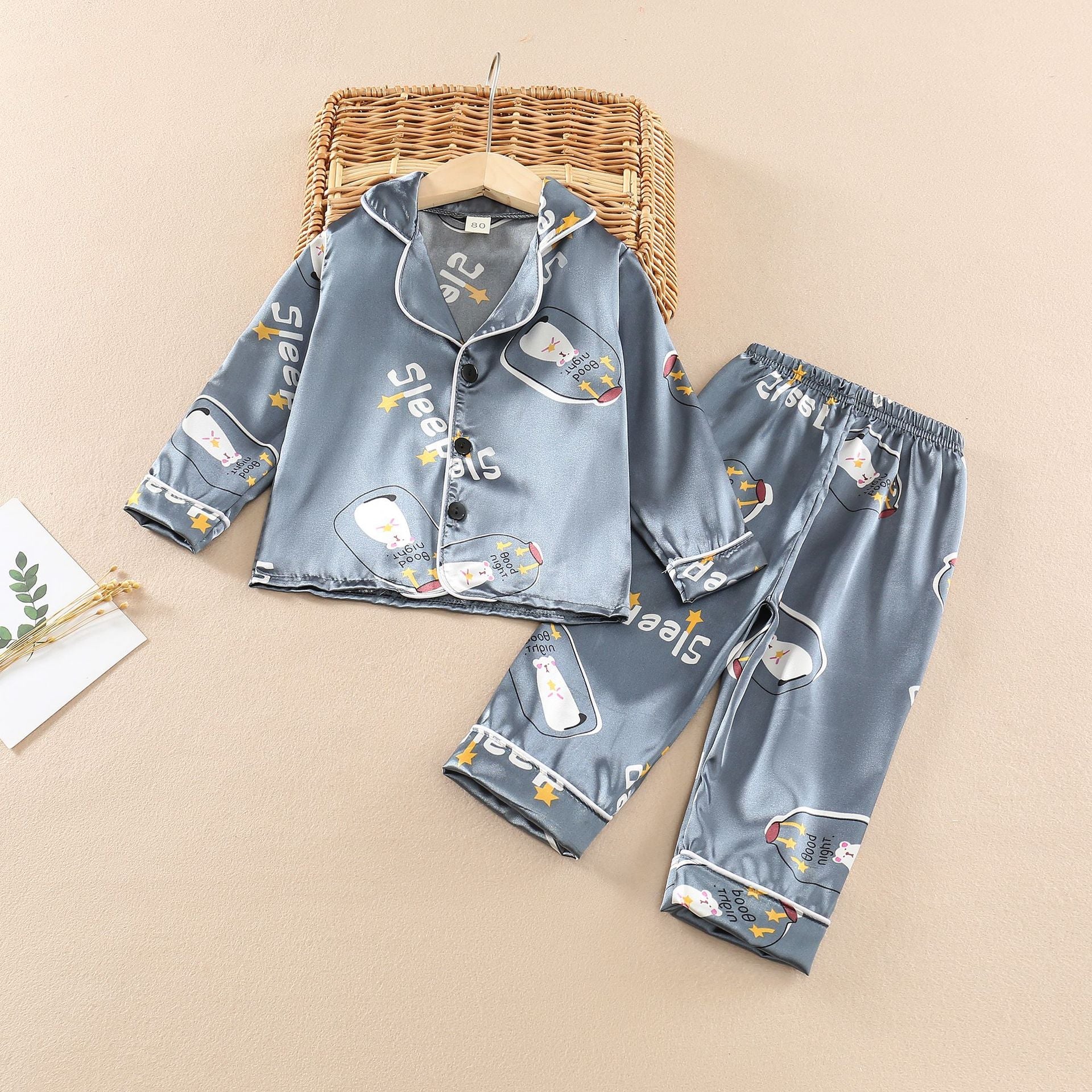 The Arctic Cloud | Kids' Ice Silk Cool-Touch Loungewear Set