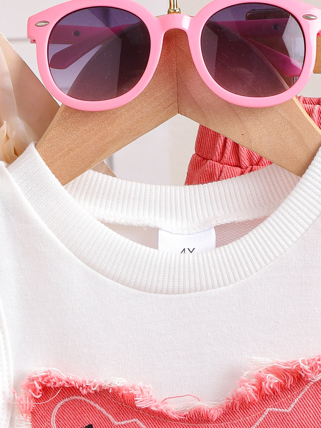Urban Pixie | Girls Sleeveless Bow Top & Ripped Denim Jeans Set