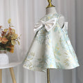 The Autumn Radiance | Light & Thin Printed Satin Tutu Dress