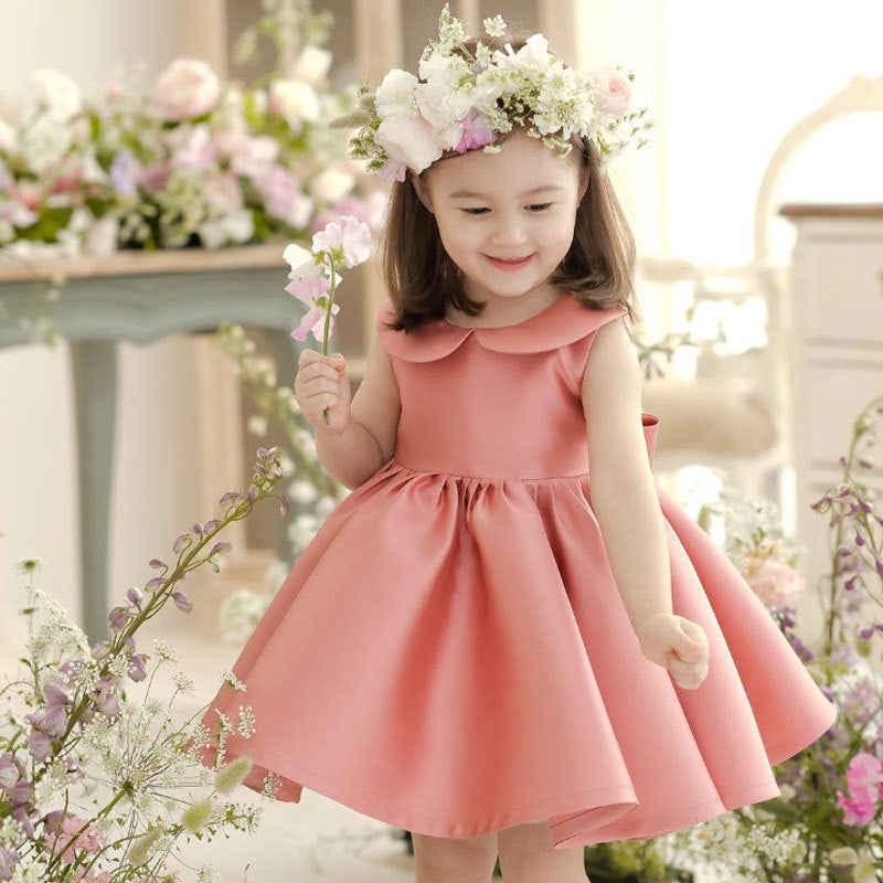 The Grand Gala | Big Bow Satin Korean Princess Dress