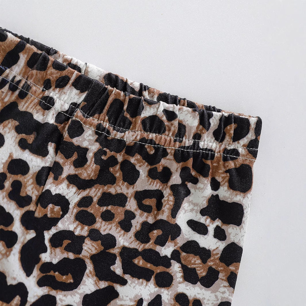 The Wild-Aura | Girls’ 2026 "Cartoon Avatar" Leopard Summer Set