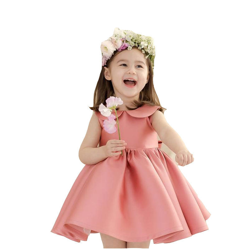 The Grand Gala | Big Bow Satin Korean Princess Dress