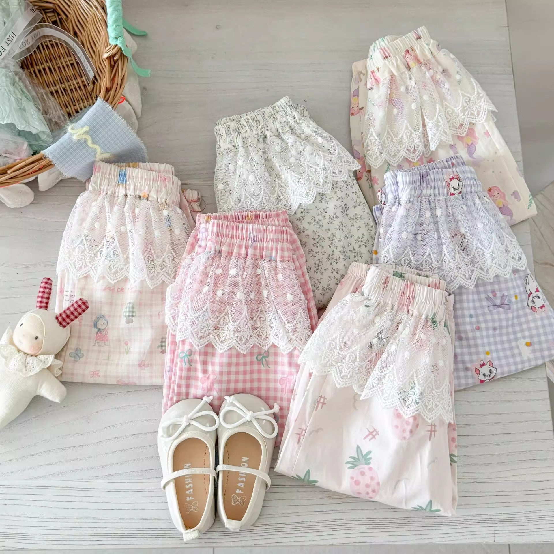 Girls Sweet Mosquito-Proof Bloomers - Breathable Summer Fashion Pants
