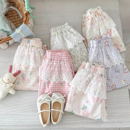 Girls Sweet Mosquito-Proof Bloomers - Breathable Summer Fashion Pants