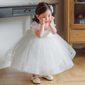 The Alabaster Aria | 2026 Intricate White Lace Performance Gown