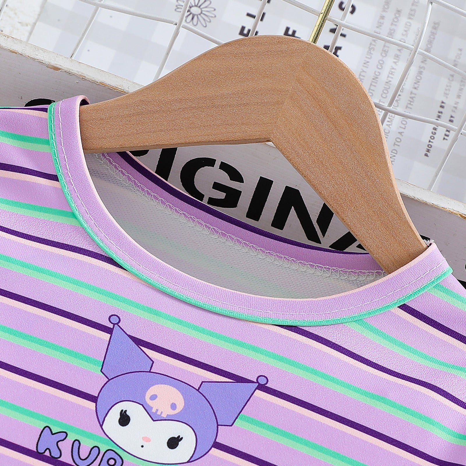 The Nordic Stripe | Girls’ Spring/Autumn Thermal Loungewear Set