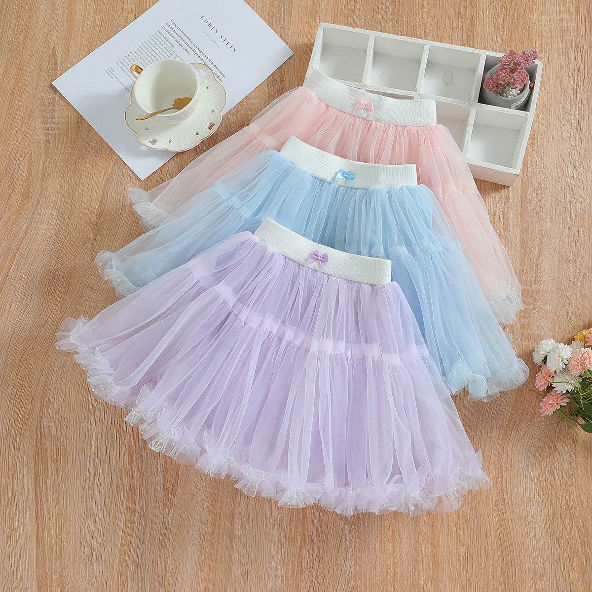 The Chantilly Cloud | Girls’ Soft-Tiered "Cake" Mesh Tutu