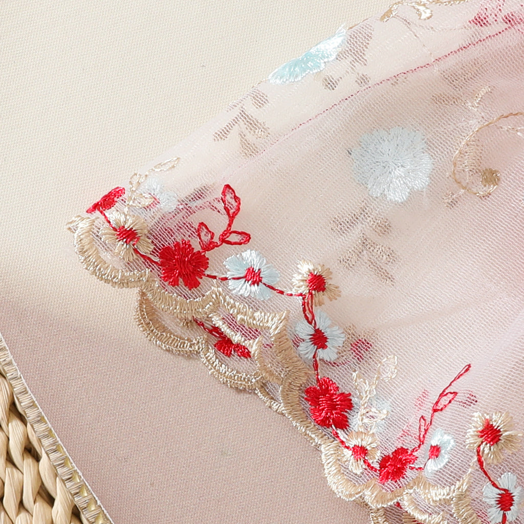 The Petal-Aura | 2026 Baby Girls’ "Flying Sleeve" Mesh Princess Dress